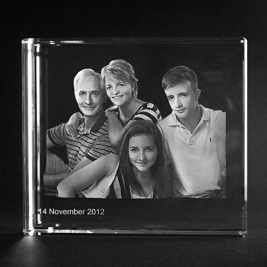 3D Portrait von Ihrem Foto. Glas 170mm