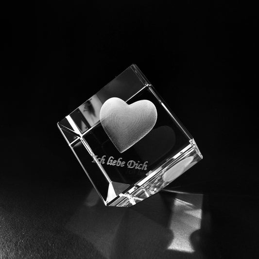 3D Herz 'Ich liebe Dich'
