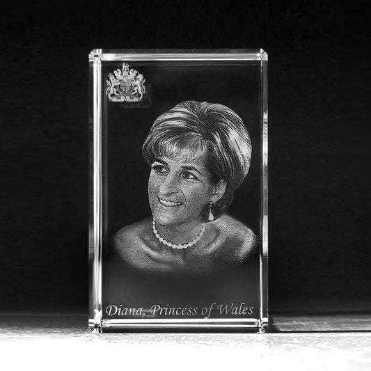 3D Portrait Laserfoto in Glas. Ihr Foto vom Gesicht als 3D Glasfoto 633