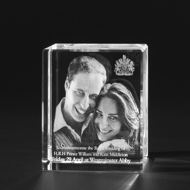 3D Laser Foto Portrait in Glas, 3D Kristall 674